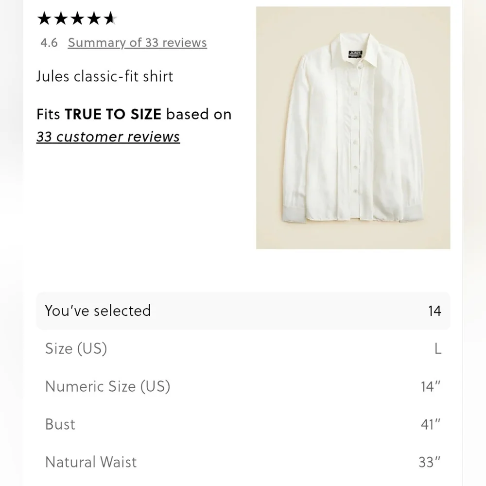 J.Crew Jules classic-fit shirt - Picture 6 of 8